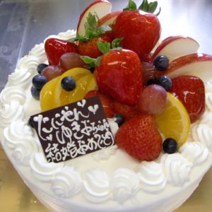 【周りに絞りを入れたデザイン】※一週間前から注文承っております。